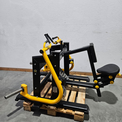 Master Sport Plate loaded Set, 14 Kraftgeräte, Farbe Schwarz/Anthrazit und Gelb, gebraucht - geprüfter Zustand