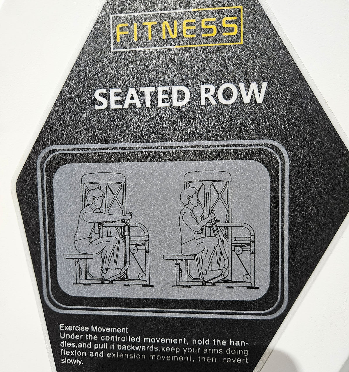 DankSport Rowing Machine with Chest Support, Row, Color White, used - exhibition model