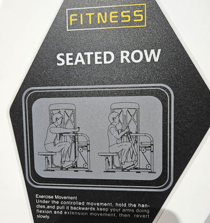 DankSport Rowing Machine with Chest Support, Row, Color White, used - exhibition model