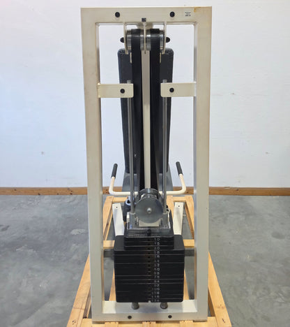 Gym80 - 2-piece set = Abductor and Adductor Machine, Oldschool Edition or Classic Line, Hip Abduction and Hip Adduction Set, Frame color White, used with signs of wear
