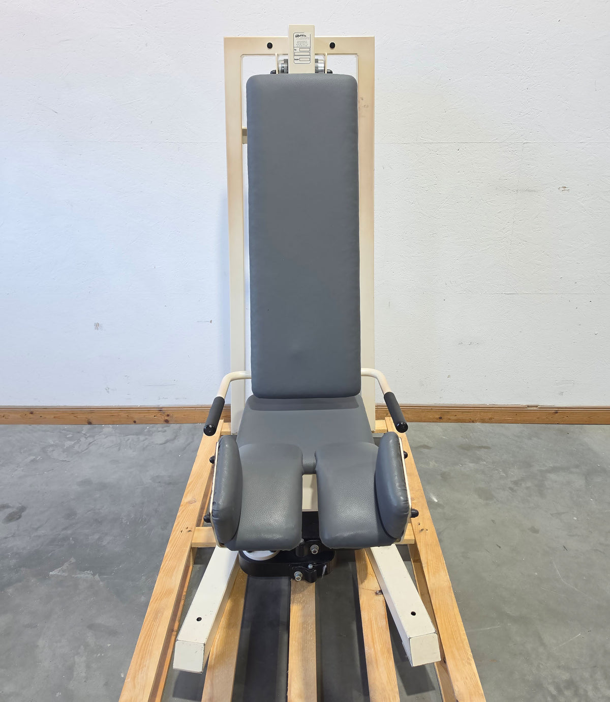 Gym80 - 2-piece set = Abductor and Adductor Machine, Oldschool Edition or Classic Line, Hip Abduction and Hip Adduction Set, Frame color White, used with signs of wear