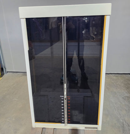 David 400 Pullover, Large Version with 190kg weight stack! 400 LBS Version, RARE, Pullover Machine, Oldschool Bodybuilding, Frame color white, used - with signs of use