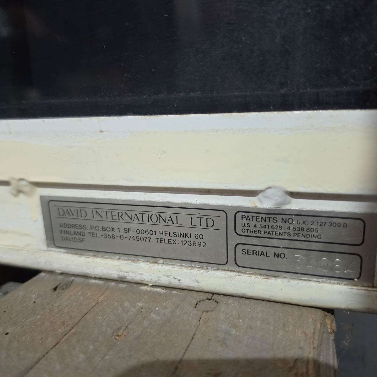 David 400 Pullover, Large Version with 190kg weight stack! 400 LBS Version, RARE, Pullover Machine, Oldschool Bodybuilding, Frame color white, used - with signs of use