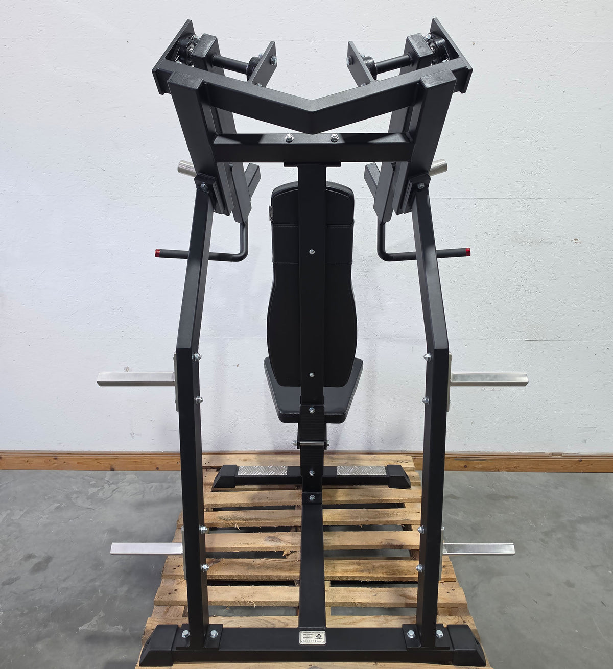 Gymleco 020 Inclined Benchpress, schräge Bankdrückmaschine, Incline Chestpress, Rahmenfarbe Schwarz, gebraucht - überholter Zustand