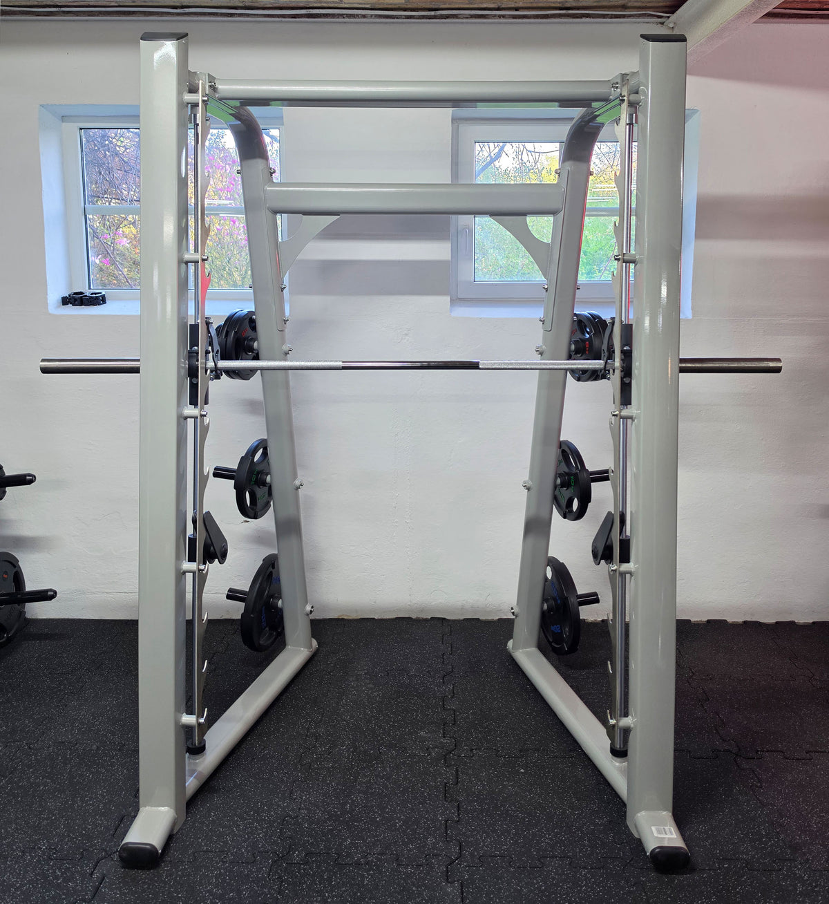DankSport Multipress guided, Smith Machine, Frame Color Silver and Black, NEW