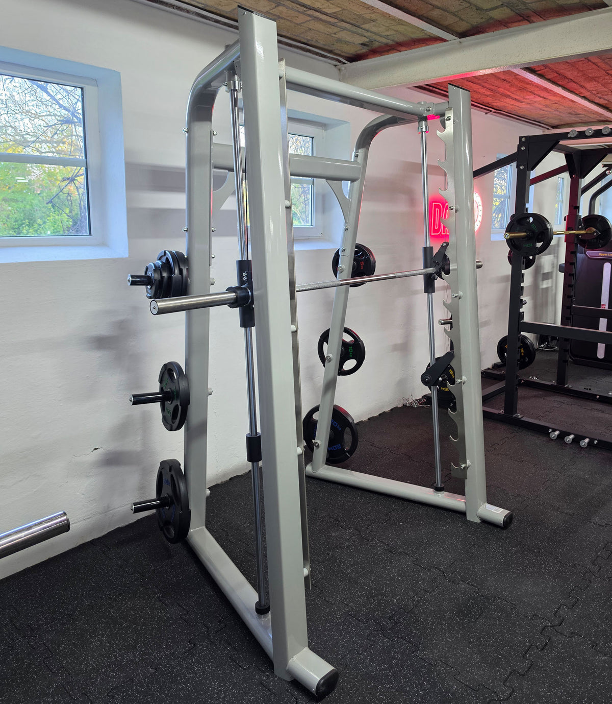DankSport Multipress guided, Smith Machine, Frame Color Silver and Black, NEW