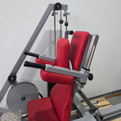 SVG Functional Stem, Rehab Line, adjustable leg press, with tilt gyro, MPG, silver frame, used - refurbished condition