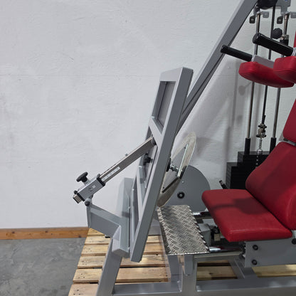 SVG Functional Stem, Rehab Line, adjustable leg press, with tilt gyro, MPG, silver frame, used - refurbished condition