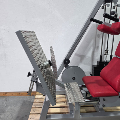 SVG Functional Stem, Rehab Line, adjustable leg press, with tilt gyro, MPG, silver frame, used - refurbished condition