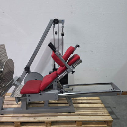 SVG Functional Stem, Rehab Line, adjustable leg press, with tilt gyro, MPG, silver frame, used - refurbished condition