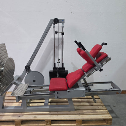 SVG Functional Stem, Rehab Line, adjustable leg press, with tilt gyro, MPG, silver frame, used - refurbished condition