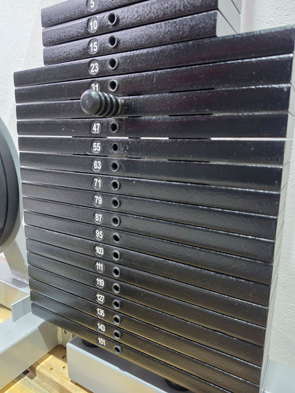 SVG Functional Stem, Rehab Line, adjustable leg press, with tilt gyro, MPG, silver frame, used - refurbished condition