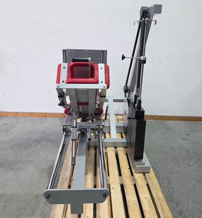 SVG Functional Stem, Rehab Line, adjustable leg press, with tilt gyro, MPG, silver frame, used - refurbished condition