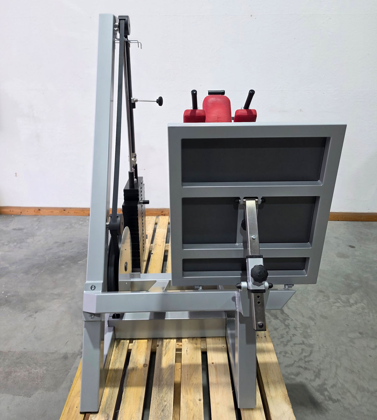 SVG Functional Stem, Rehab Line, adjustable leg press, with tilt gyro, MPG, silver frame, used - refurbished condition