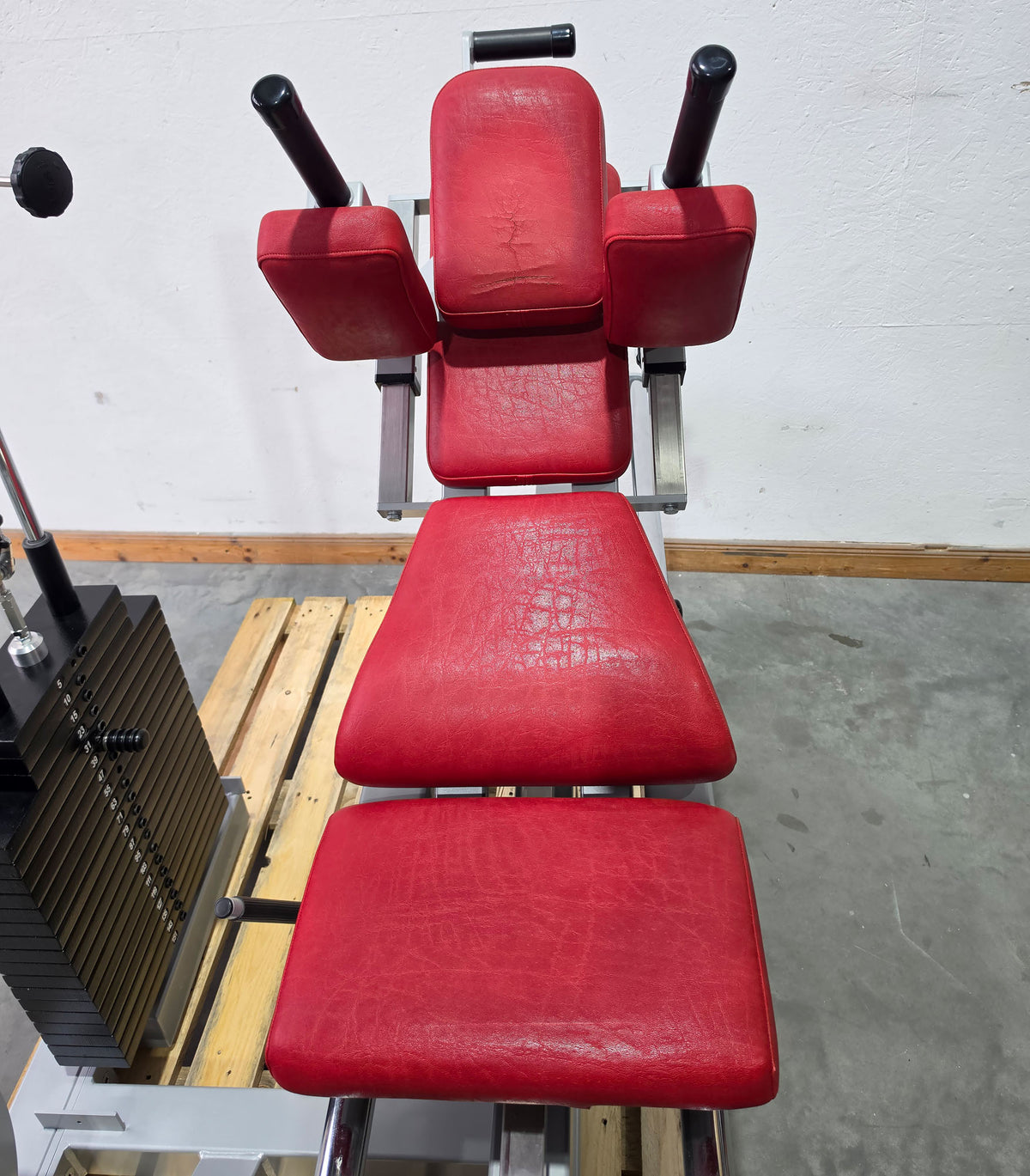 SVG Functional Stem, Rehab Line, adjustable leg press, with tilt gyro, MPG, silver frame, used - refurbished condition