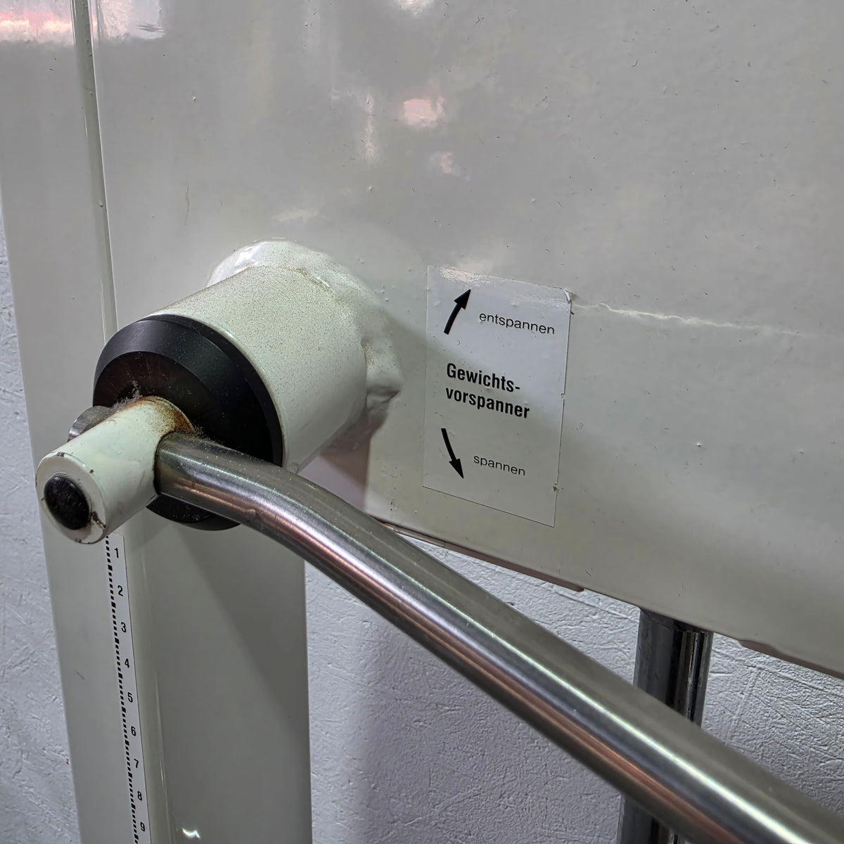 Kaphingst Back Extension RA14, Hyperextension Strength Machine, very variably adjustable, Lower Back Machine, Color White, used - tested condition with signs of wear