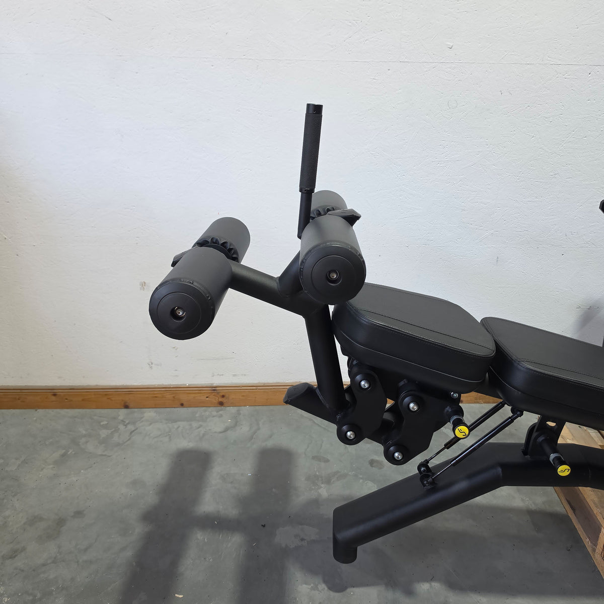 MarboSport MP-L208 Negative Decline Bench, Weight Bench with Racks for Decline Bench Press, 4-way adjustable, Color Black, used - refurbished condition