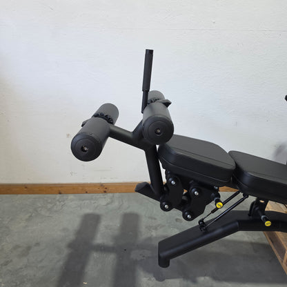 MarboSport MP-L208 Negative Decline Bench, Weight Bench with Racks for Decline Bench Press, 4-way adjustable, Color Black, used - refurbished condition