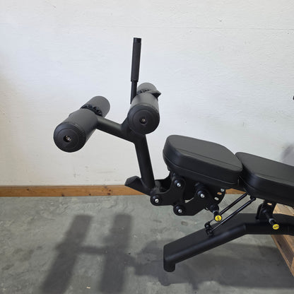 MarboSport MP-L208 Negative Decline Bench, Weight Bench with Racks for Decline Bench Press, 4-way adjustable, Color Black, used - refurbished condition
