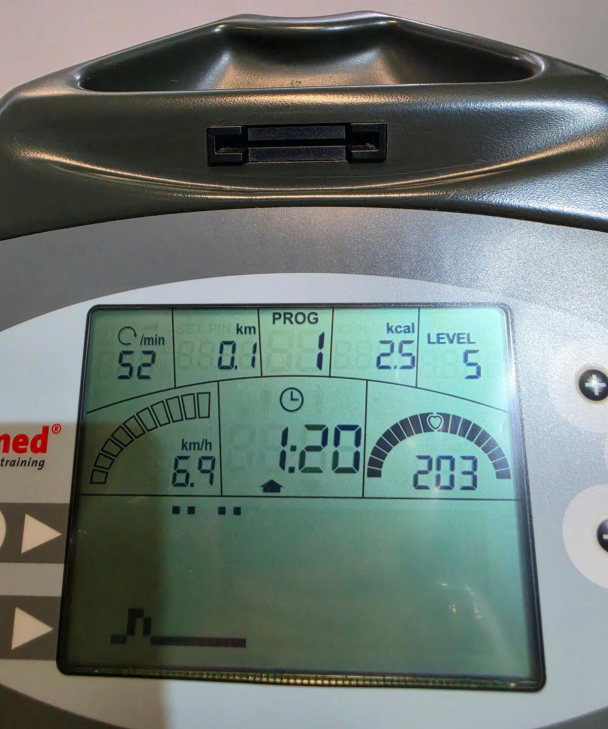 Proxomed Motion Relax 500 MED, Emotion Fitness, Recumbent, recumbent ergometer, adjustable pedal arms, used - refurbished condition