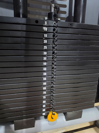 Jimsa Glute Machine, Glutes Kick Radial, Standing Glute Machine, Color Silver-Grey, Used - inspected condition with signs of wear