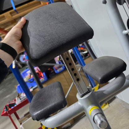 Jimsa Glute Machine, Glutes Kick Radial, Standing Glute Machine, Color Silver-Grey, Used - inspected condition with signs of wear