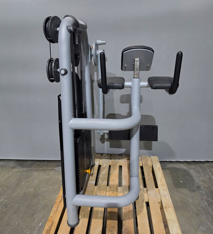 Jimsa Glute Machine, Glutes Kick Radial, Standing Glute Machine, Color Silver-Grey, Used - inspected condition with signs of wear
