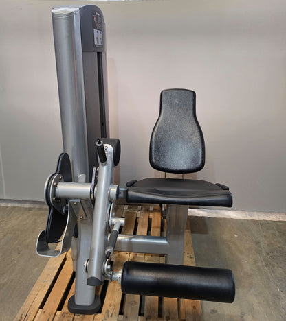 Life Fitness 2er Set = Beinstrecker und Beinbeuger, Leg Extension and Leg Curl Set, Signature Serie, Rahmenfarbe Silber, gebraucht - überholter Zustand