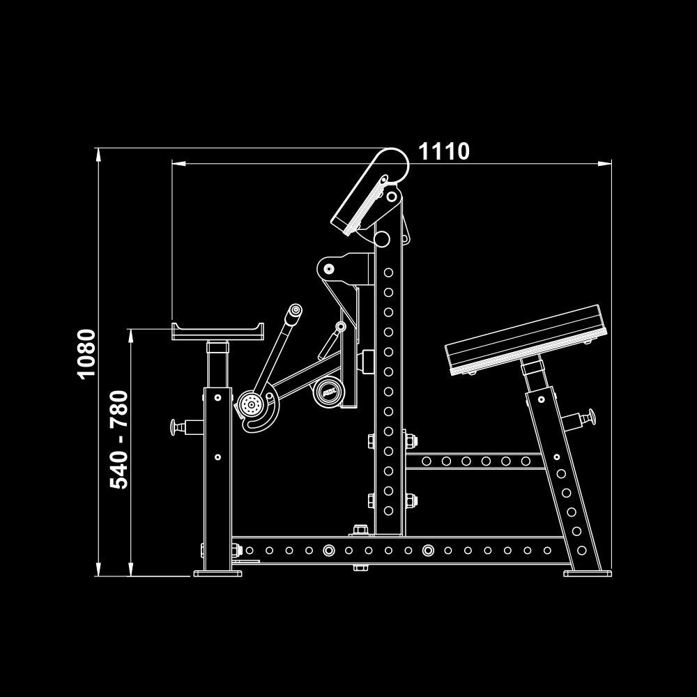 ATX Bicep Blaster - Bicep Curl Machine BBM-700