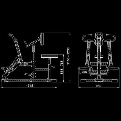 ATX Lateral Row Machine - Rowing Machine