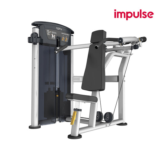 Impulse Fitness Schulterpresse, IT9512, Shoulder Press, 90kg Gewichtsblock