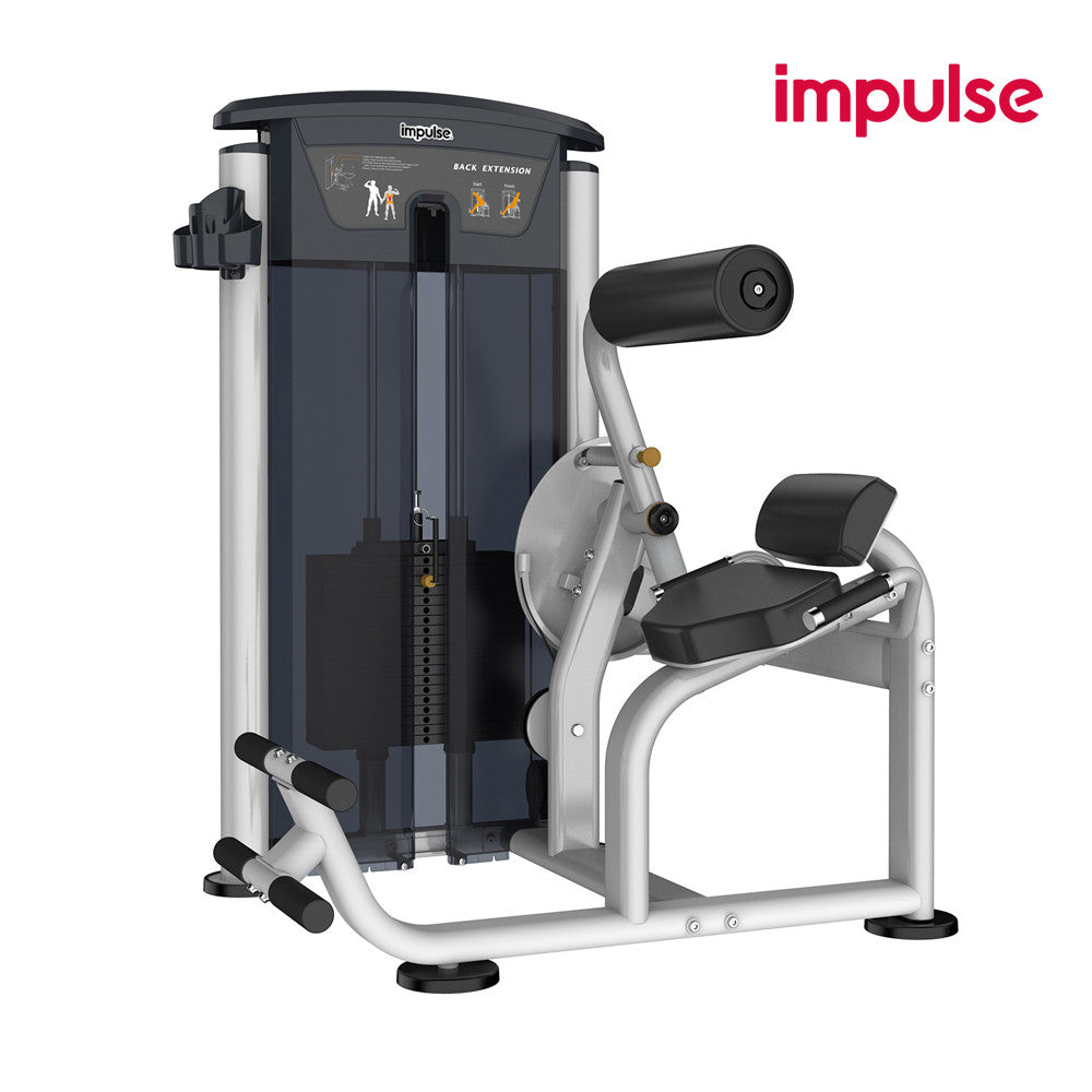 Impulse Fitness Rückenstrecker, Hyperextension, IT9532, Back Extensionl, 90kg Gewichtsblock