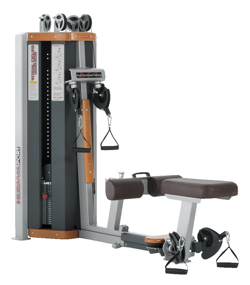 StarTrac Human Sports Line Zirkel, 6 Kraftgeräte im Set, gebraucht, überholter Zustand