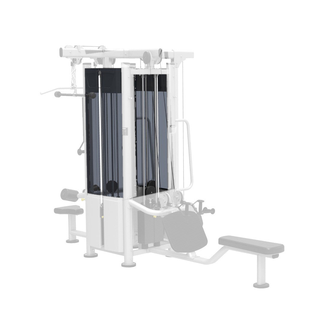 Impulse Fitness Verkleidung für IT9527, 4 Stack Multi Station - 4 Stationenturm