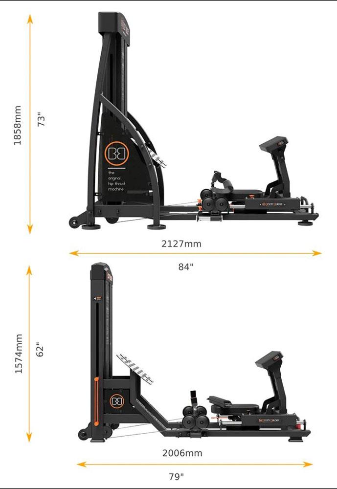 Booty Builder V8, Hip Thrust Maschine, Pomaschine