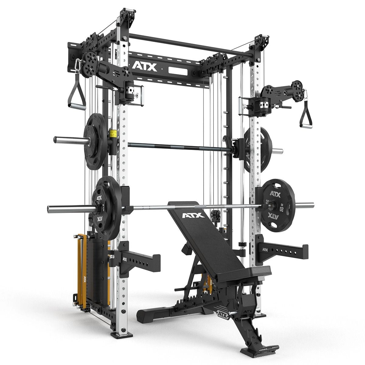 ATX Rack-Zugstation mit Multipresse zur Wandbefestigung
