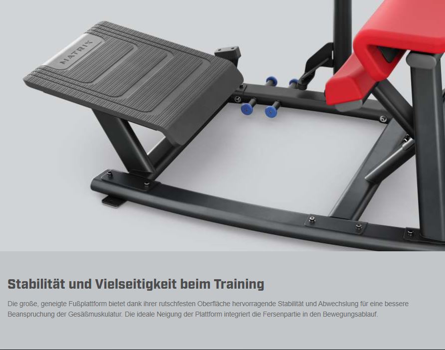 Matrix Magnum Glute Trainer MG-PL78, Hip Thrust Maschine, Gluteusmaschine, Pomaschine für Gesäßtraining, Rahmenfarbe Schwarz, gebraucht - überholter Zustand