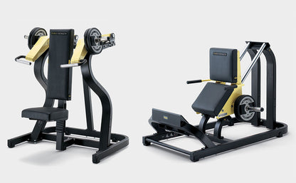 TechnoGym Pure Strength Set, 6 plate-loaded strength training machines, built in 2014, very new used fitness equipment - other equipment on request