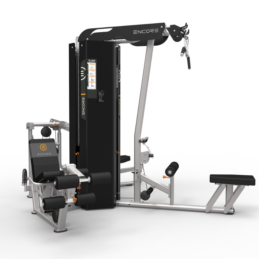 Impulse Fitness Multi Kraftstation Encore ES3000 mit 3 Trainingsstationen, 3 separate Gewichtsblöcke, Multistation ES3000 - NEU