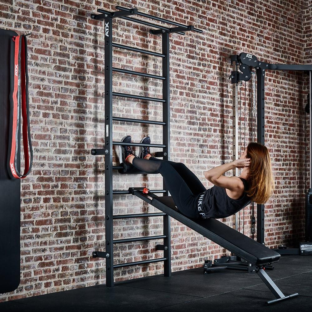 ATX Wall Bar Gym / Sprossenwand mit Bank