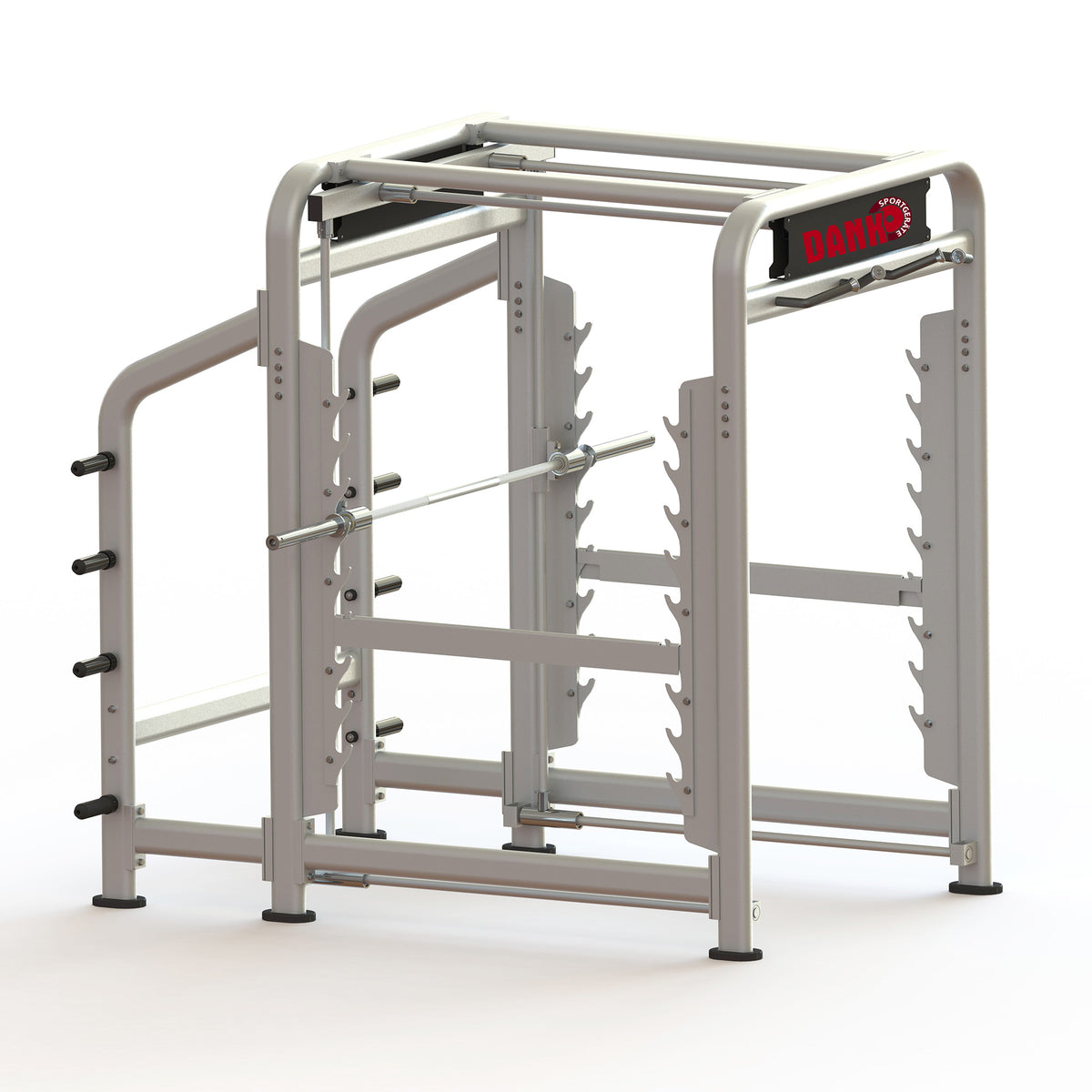 DankSport 3D Multipresse, Max Rack, verstellbare Smith Machine sowie Power und Squat Rack Cage, NEU
