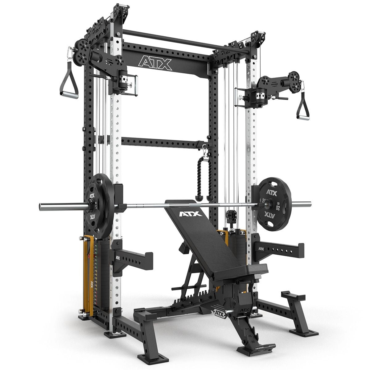 ATX Cable Half Rack with 2 x 90 kg Stack Weights