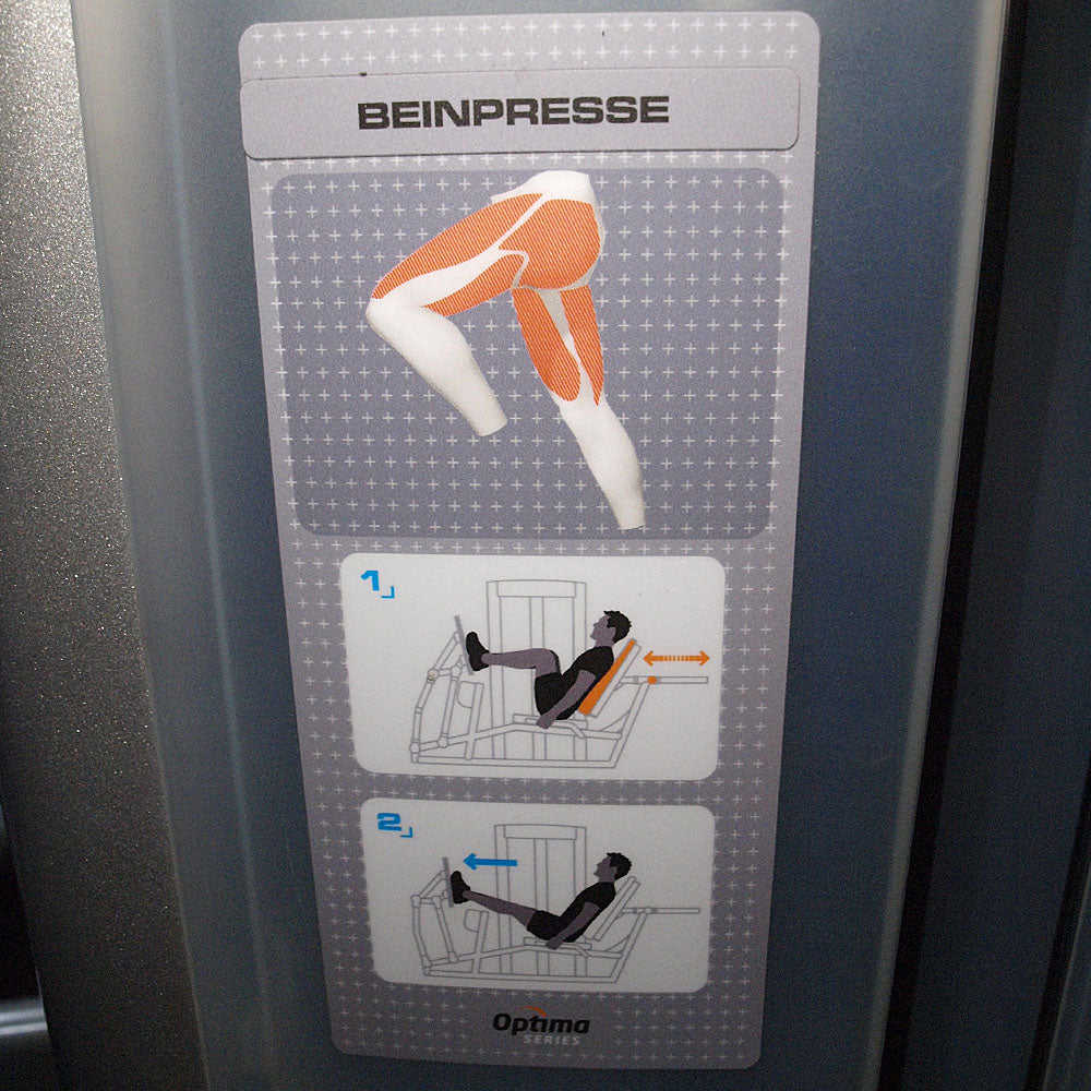 Life Fitness Optima Series - 2 in 1 Kombigeräte - 6 Kraftgeräte im Set, perfekt für Hotel, Firmenfitness, Verein oder kleiner Fitnessraum, gebraucht