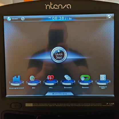 Intenza Recumbent 550 RBe, LiegeErgometer, Touch Display, gebraucht - überholter Zustand