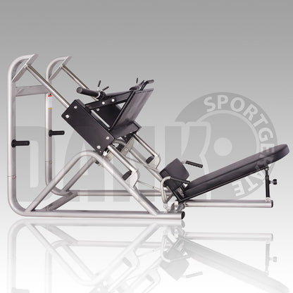 Danksport S-Line strength training equipment, equipment park with approximately 22 fitness machines and accessories, color silver, upholstery brown - New equipment / exhibition equipment