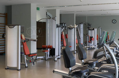 BH Fitness Gerätepark, Strength Line, 3 Jahre alt, gebraucht, Rahmen silber, Polster Orange/Braun