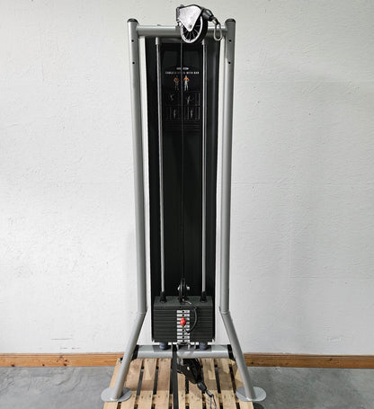 Panatta 5 Station Tower with Cable Crossover - Jungle Machine + Cable Station with Connection Bar - 5 Stack Multi Function Tower, frame color silver, used - tested condition
