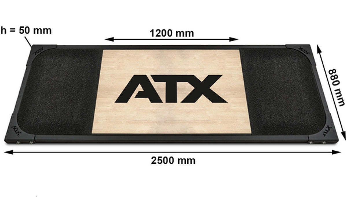 ATX Deadlift Platform Granulat mit ATX-Logo II