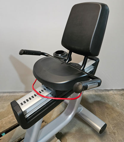 Cardio equipment set 8 pieces from Life Fitness, Integrity X, new models, 2 treadmills, 2 cross trainers, 2 ergometers and 2 recumbents etc., used - refurbished condition