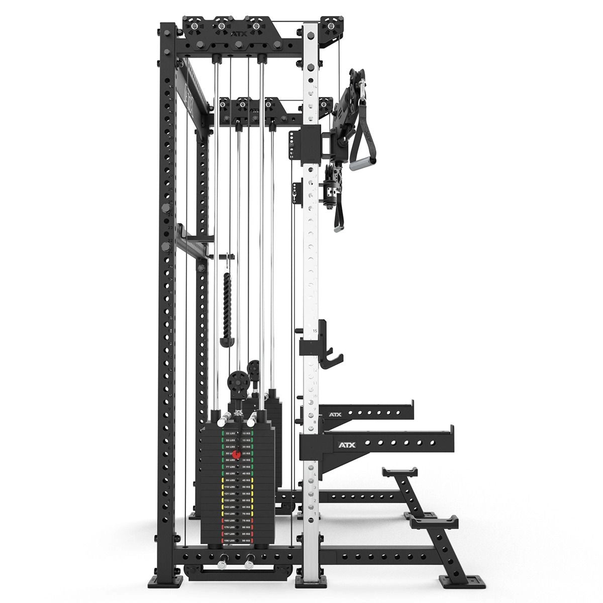 ATX Cable Half Rack with 2 x 90 kg Stack Weights